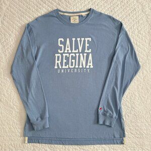Salve Regina University League Blue Long Sleeve Shirt Graphic Tee T-Shirt Small
